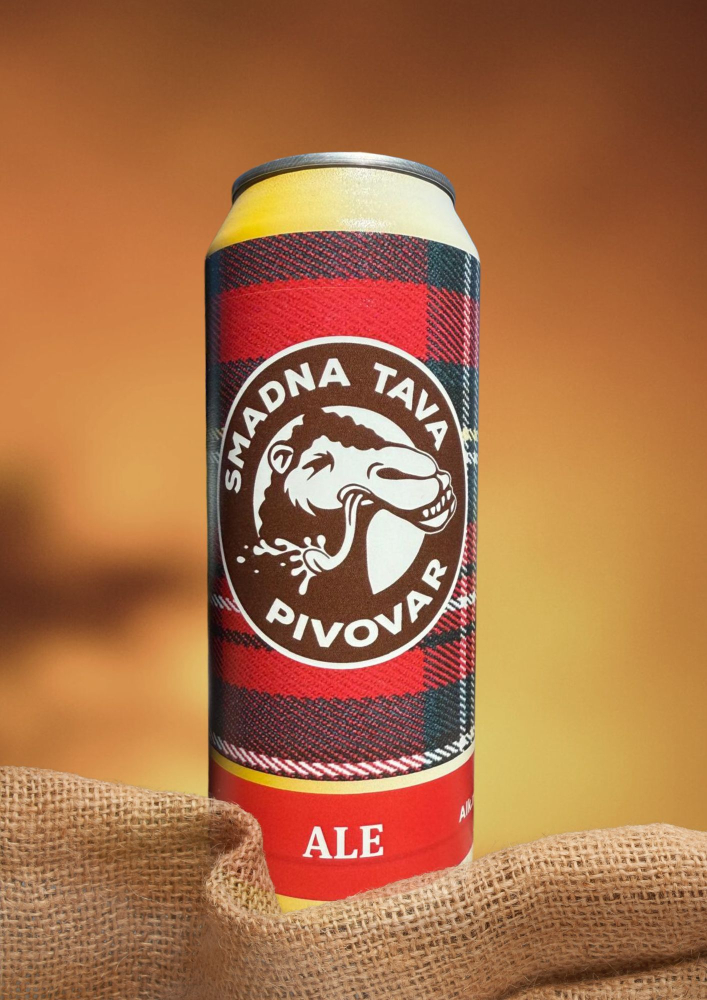 Pivo Smadna tava ALE 0,5l - plech